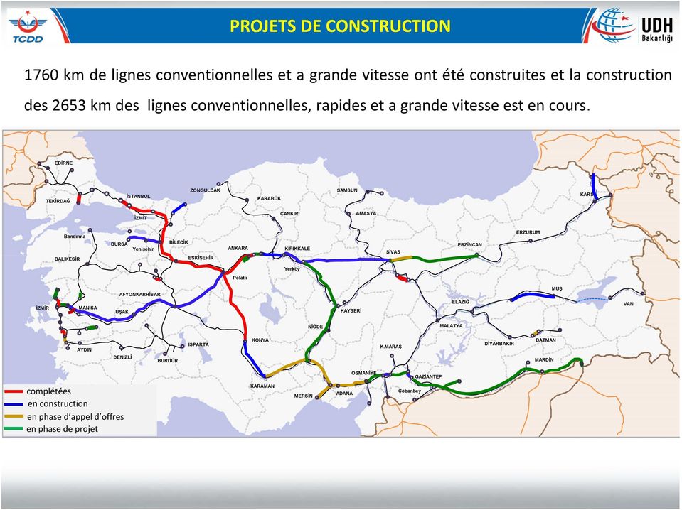 SİVAS PROJE BÜYÜKLÜKLERİ Uzunluk 102 km Hat sayısı 2.Hat ve mevcut hattın rehabilitasyonu Proje Hızı KARS 200 km/s Minimum Kurb Yarıçapı (m) 1100 m Maksimum Eğim ERZURUM %o87 Kazı Miktarı ERZİNCAN 1.