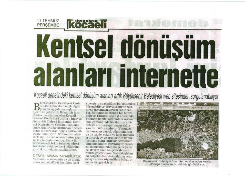 BrjyUkgehir Belediyesi'nin internel