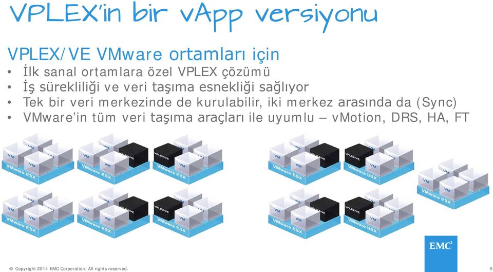 sağlıyor Tek bir veri merkezinde de kurulabilir, iki merkez arasında