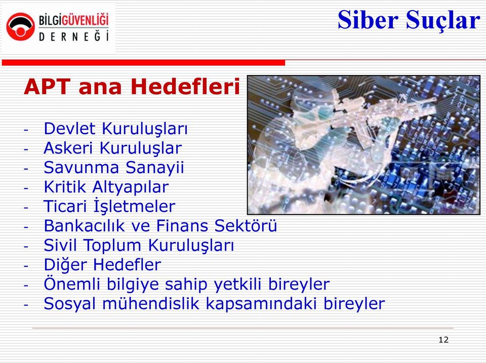 ve Finans Sektörü - Sivil Toplum Kuruluşları - Diğer Hedefler - Önemli