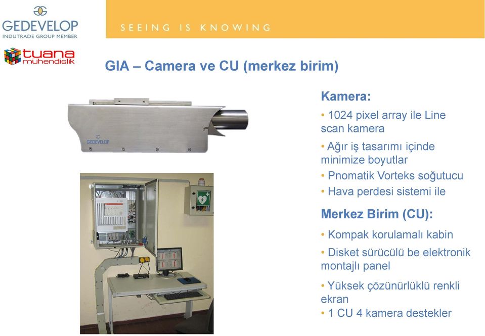 perdesi sistemi ile Merkez Birim i (CU): Kompak korulamalı kabin Disket