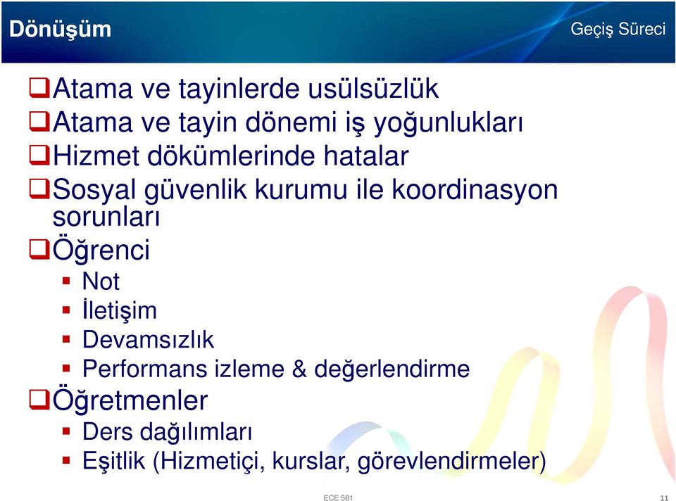 sorunları Öğrenci Not İletişim Devamsızlık Performans izleme & değerlendirme