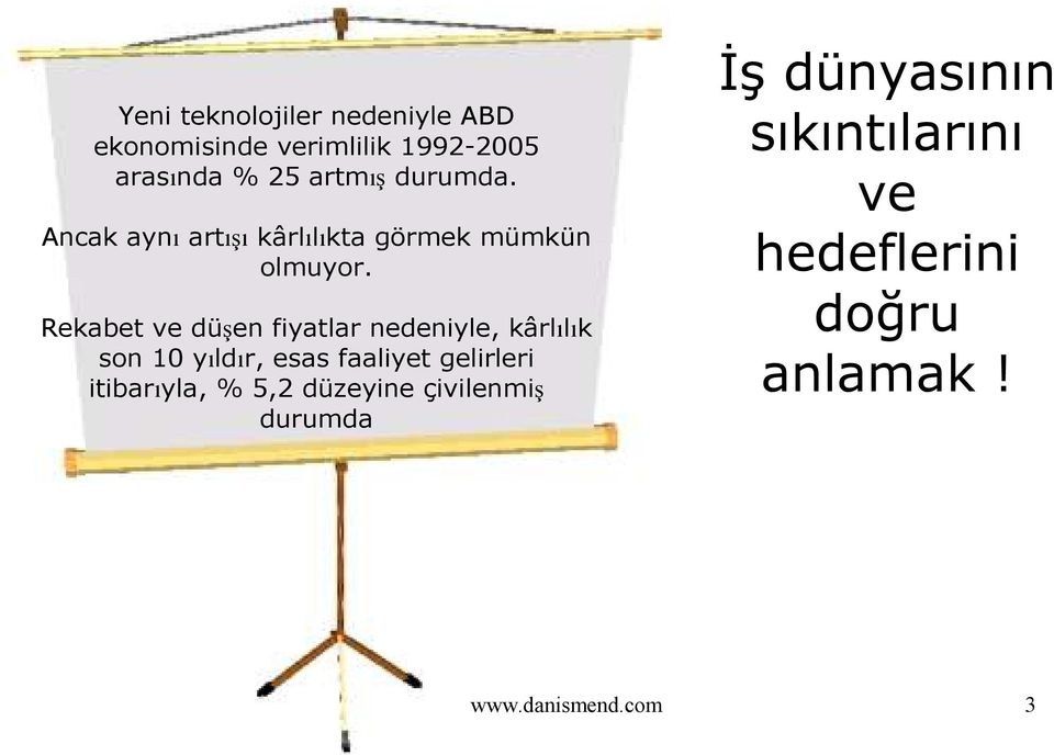 Rekabet ve düşen fiyatlar nedeniyle, kârlılık son 10 yıldır, esas faaliyet gelirleri