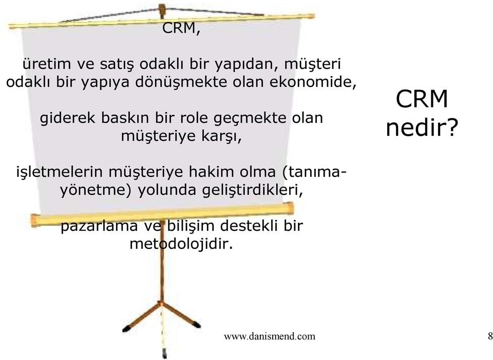 karşı, CRM nedir?