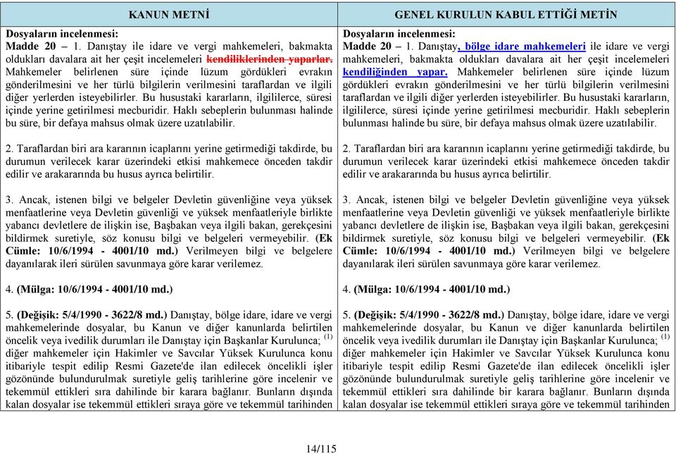 Bu husustaki kararların, ilgililerce, süresi içinde yerine getirilmesi mecburidir. Haklı sebeplerin bulunması halinde bu süre, bir defaya mahsus olmak üzere uzatılabilir. 2.