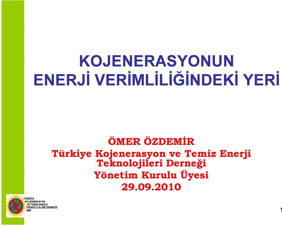 Türkiye Kojenerasyon ve Temiz Enerji