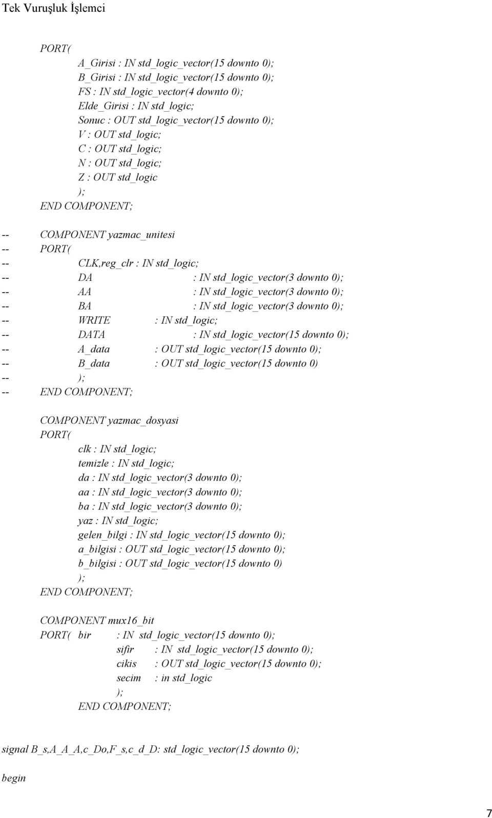 std_logic_vector(3 downto 0 -- AA : I std_logic_vector(3 downto 0 -- BA : I std_logic_vector(3 downto 0 -- WRITE : I std_logic; -- DATA : I std_logic_vector(15 downto 0 -- A_data : OUT