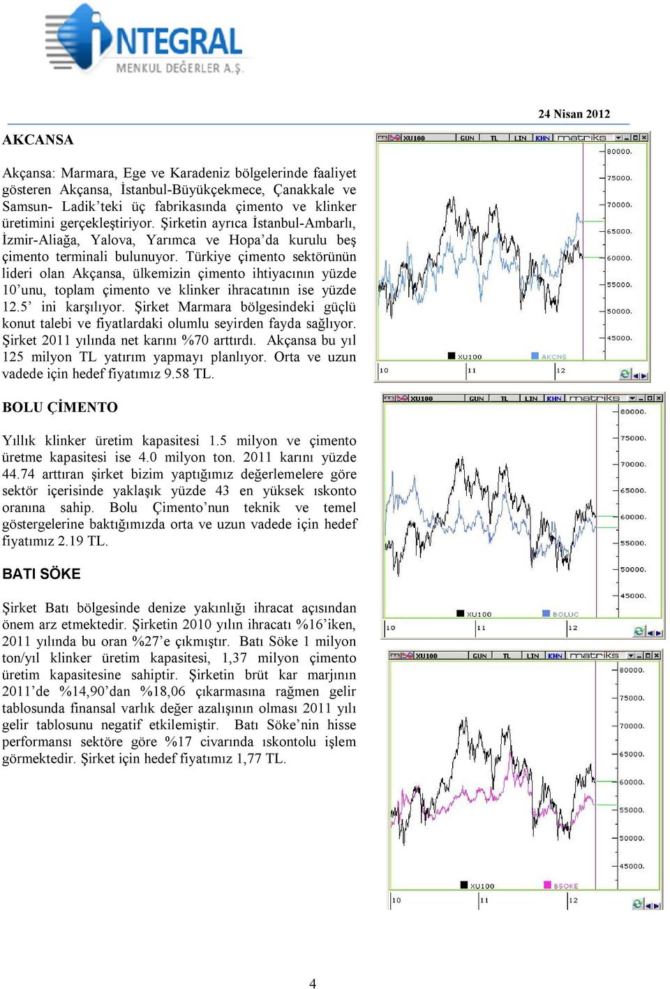 Türkiye çimento sektörünün lideri olan Akçansa, ülkemizin çimento ihtiyacının yüzde 10 unu, toplam çimento ve klinker ihracatının ise yüzde 12.5 ini karşılıyor.