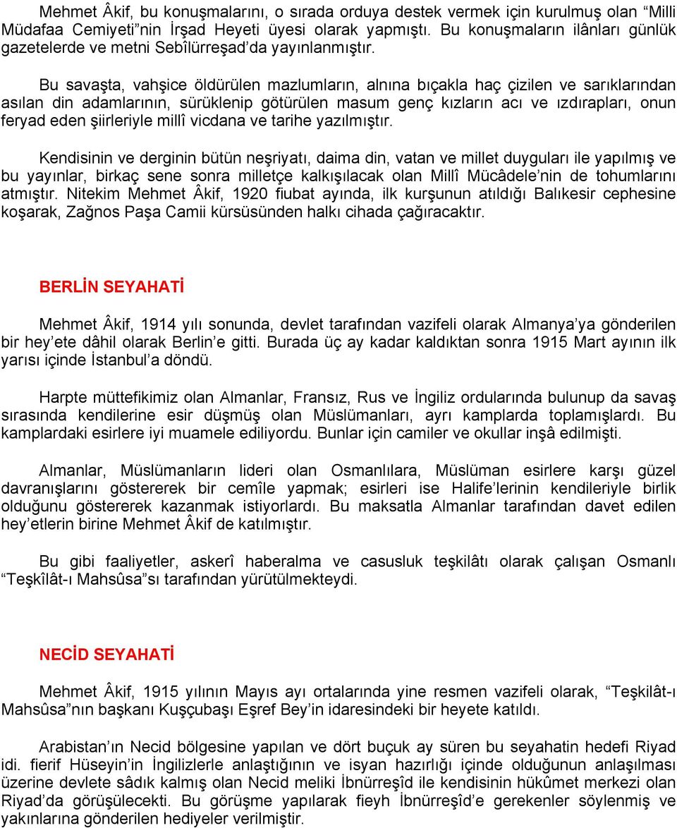 Bu savaşta, vahşice öldürülen mazlumların, alnına bıçakla haç çizilen ve sarıklarından asılan din adamlarının, sürüklenip götürülen masum genç kızların acı ve ızdırapları, onun feryad eden