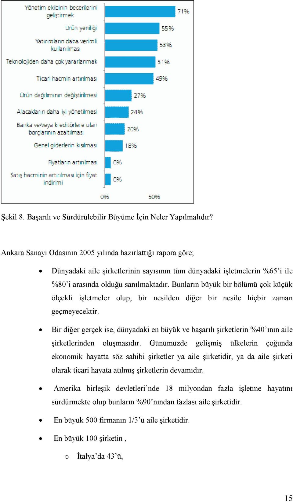 Bunların büyük bir bölümü çok küçük ölçekli işletmeler olup, bir nesilden diğer bir nesile hiçbir zaman geçmeyecektir.