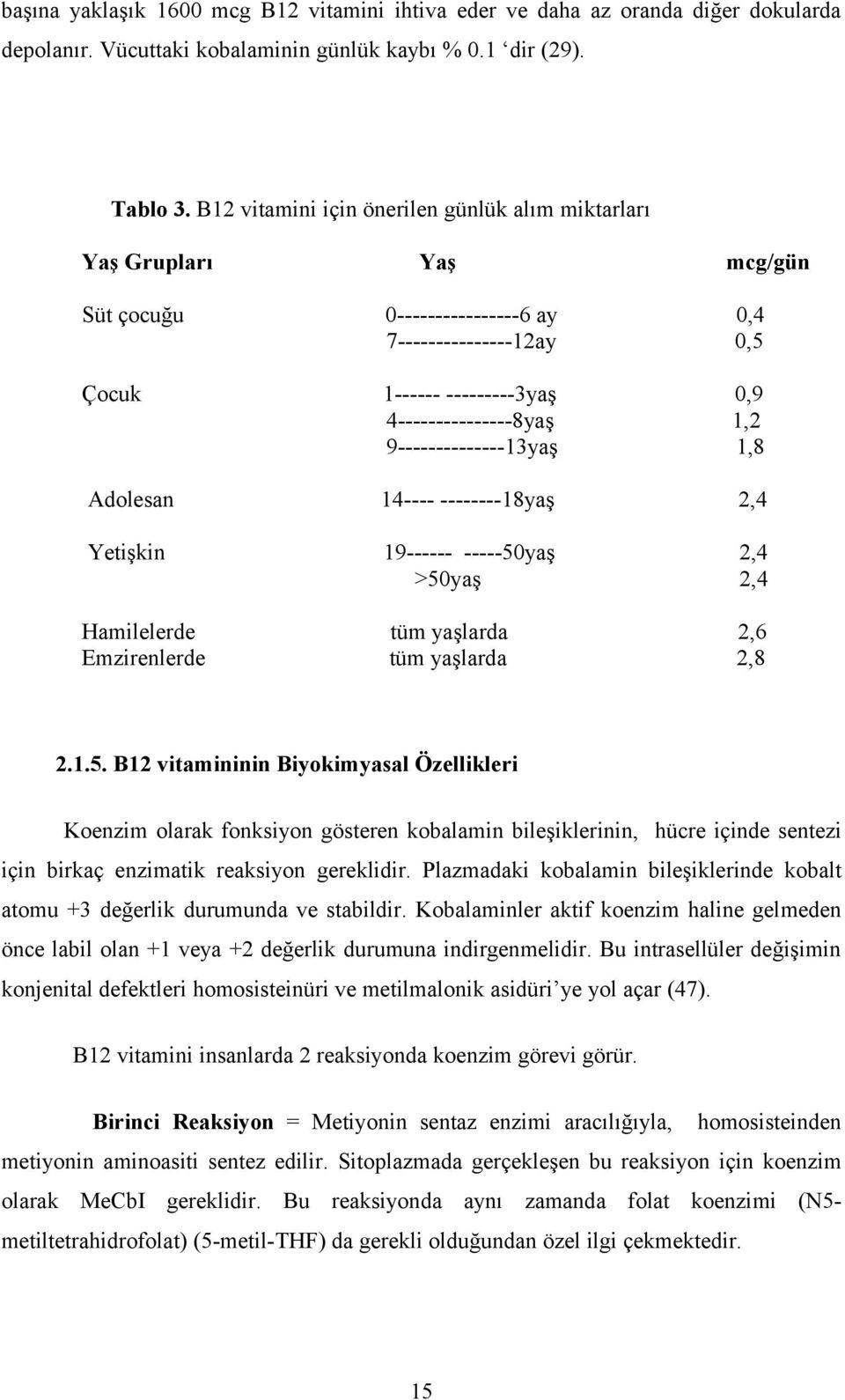 9--------------13yaş 1,8 Adolesan 14---- --------18yaş 2,4 Yetişkin 19------ -----50