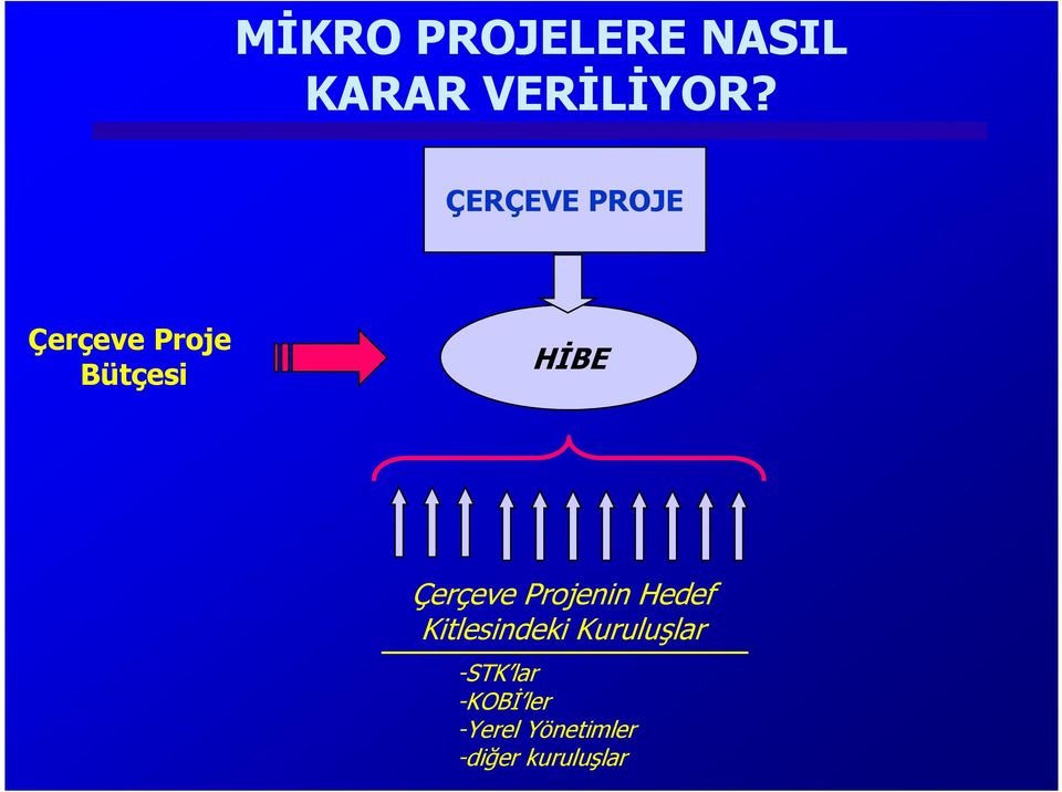 Çerçeve Projenin Hedef Kitlesindeki