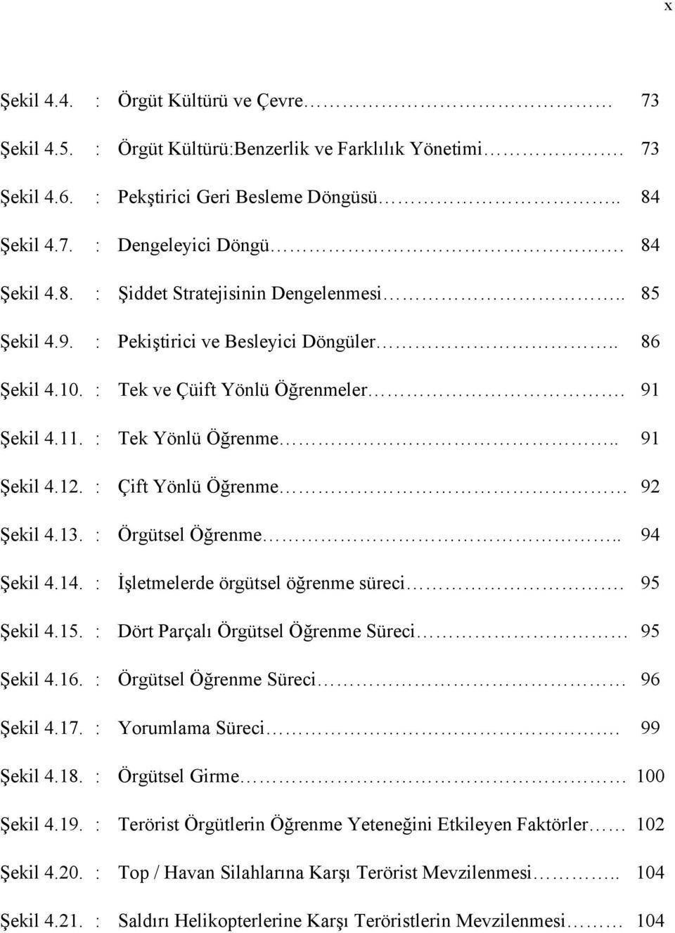 : Örgütsel Öğrenme.. 94 Şekil 4.14. : İşletmelerde örgütsel öğrenme süreci. 95 Şekil 4.15. : Dört Parçalı Örgütsel Öğrenme Süreci 95 Şekil 4.16. : Örgütsel Öğrenme Süreci 96 Şekil 4.17.