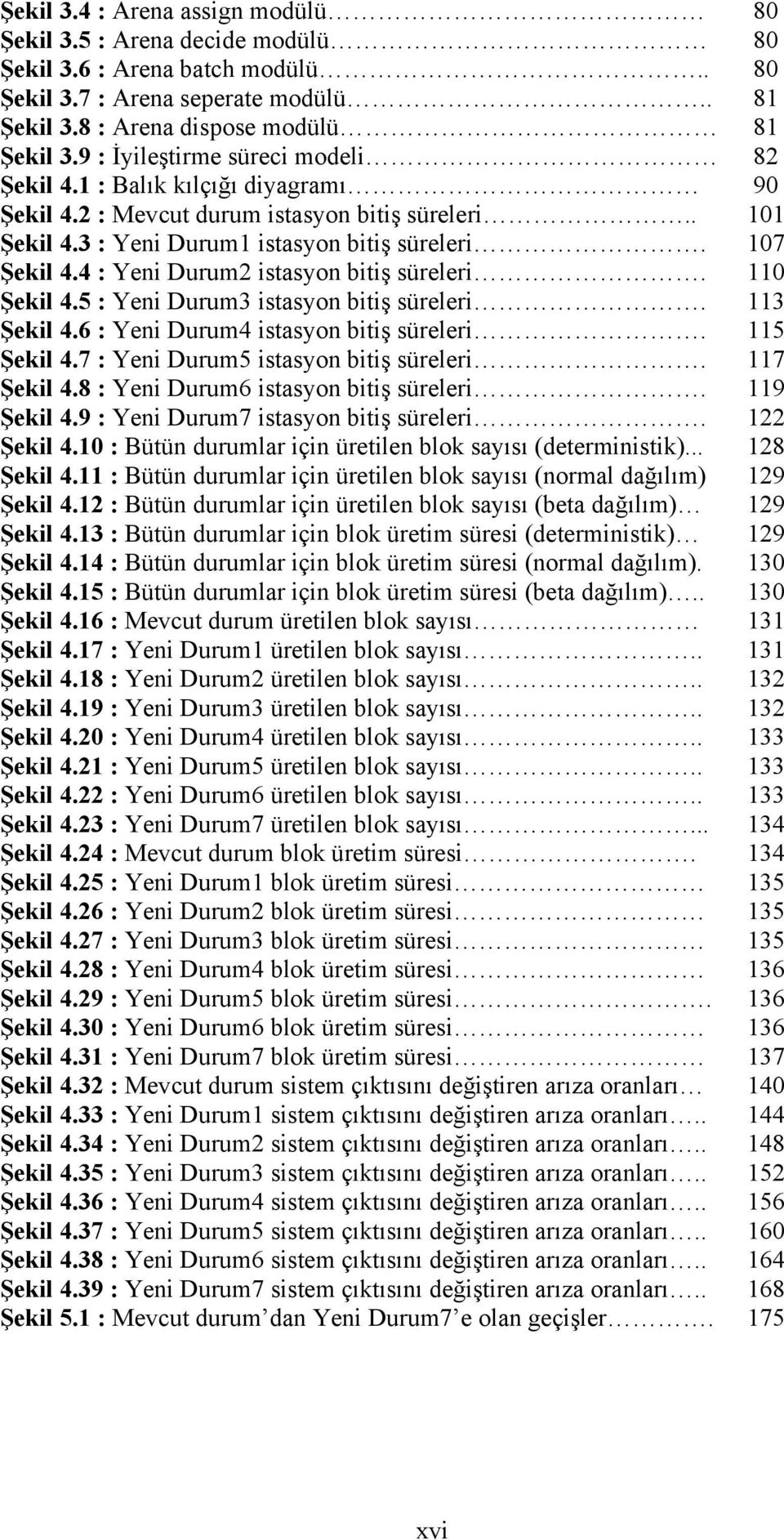 4 : Yeni Durum2 istasyon bitiş süreleri. 110 Şekil 4.5 : Yeni Durum3 istasyon bitiş süreleri. 113 Şekil 4.6 : Yeni Durum4 istasyon bitiş süreleri. 115 Şekil 4.7 : Yeni Durum5 istasyon bitiş süreleri.