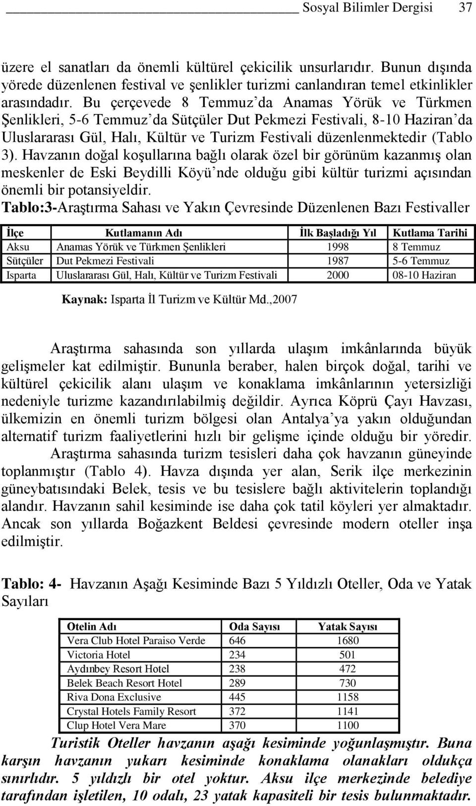 3). Havzanın doğal koģullarına bağlı olarak özel bir görünüm kazanmıģ olan meskenler de Eski Beydilli Köyü nde olduğu gibi kültür turizmi açısından önemli bir potansiyeldir.