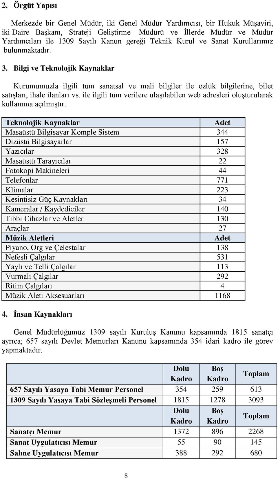 ile ilgili tüm verilere ulaşılabilen web adresleri oluşturularak kullanıma açılmıştır.