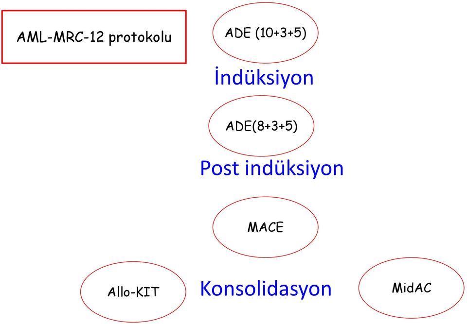 ADE(8+3+5) Post indüksiyon