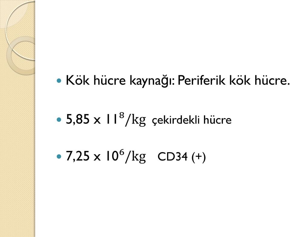 5,85 x 11⁸/kg