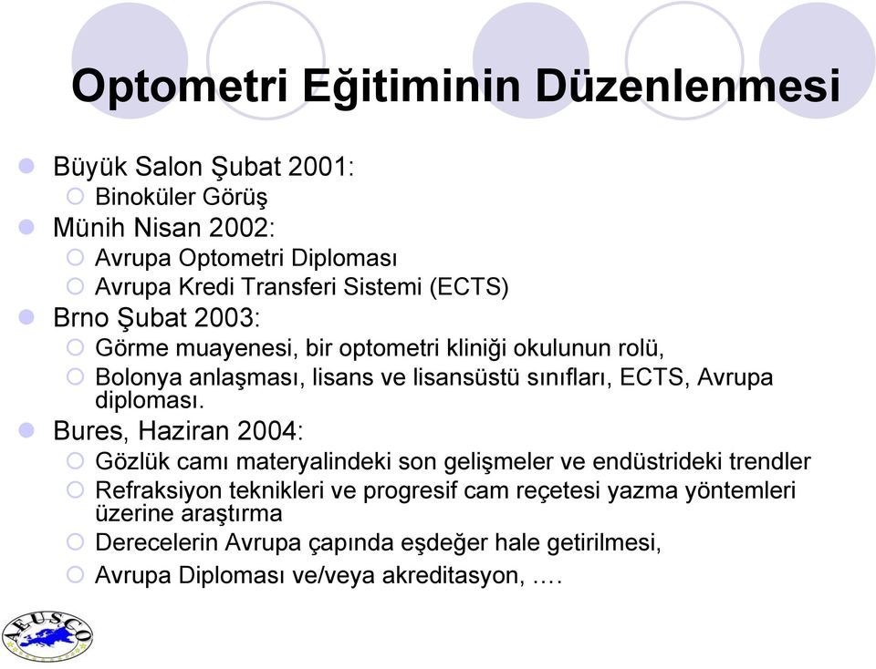 ECTS, Avrupa diploması.