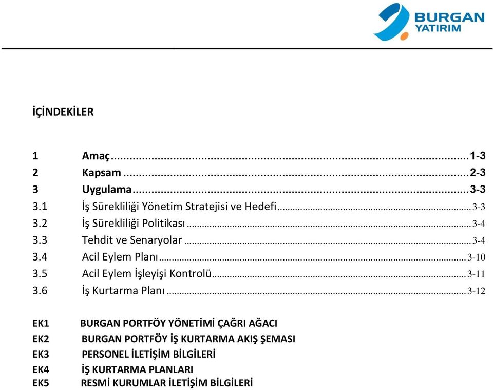 6 İş Kurtarma Planı.