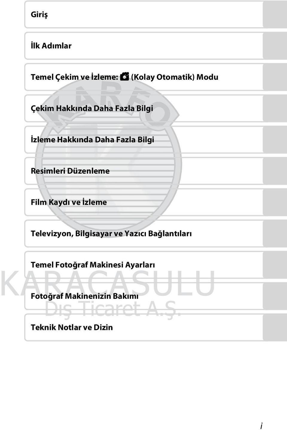 Düzenleme Film Kaydı ve İzleme Televizyon, Bilgisayar ve Yazıcı