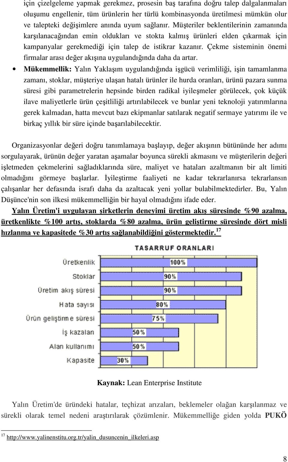 Çekme sisteminin önemi firmalar arası değer akışına uygulandığında daha da artar.