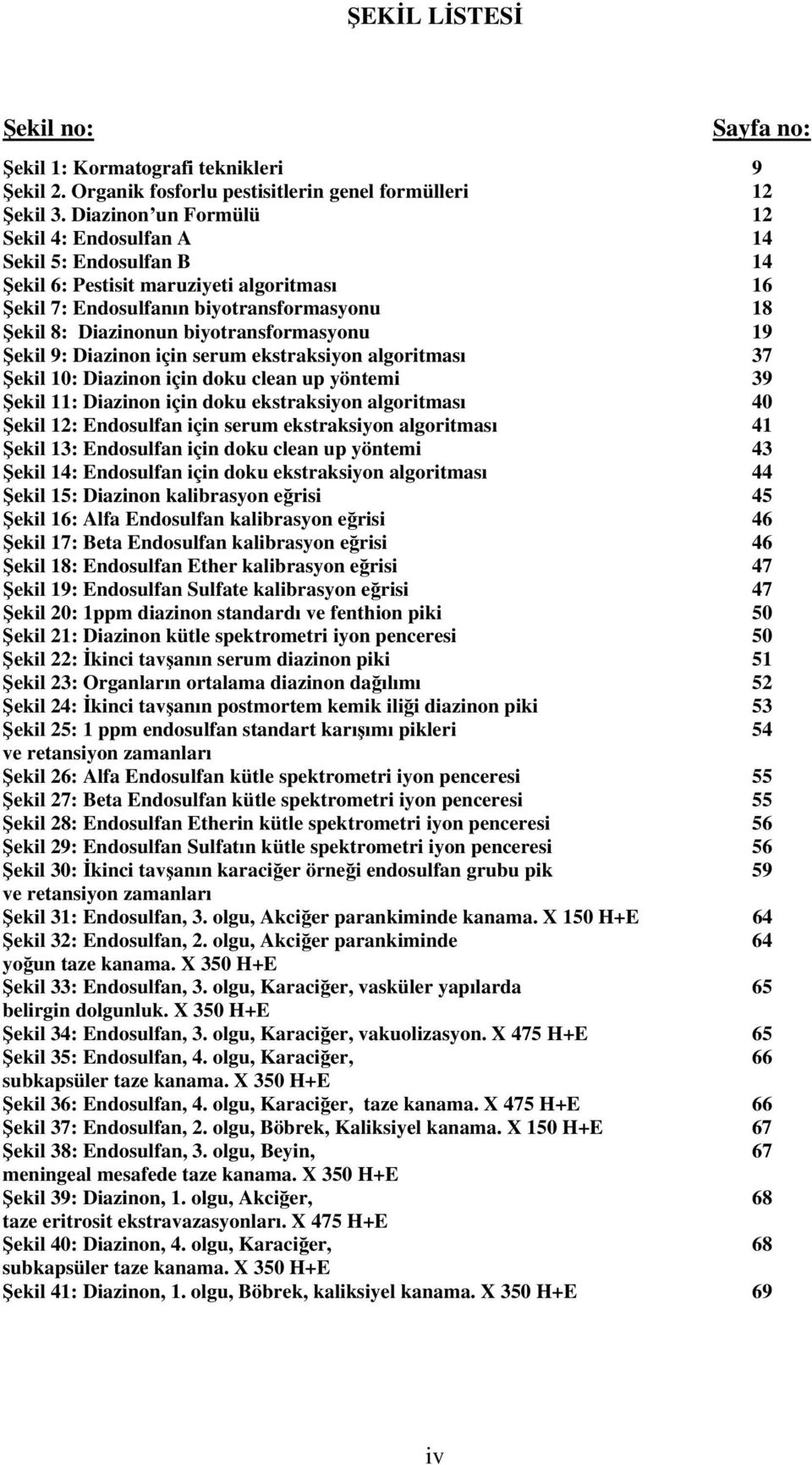 biyotransformasyonu 19 Şekil 9: Diazinon için serum ekstraksiyon algoritması 37 Şekil 10: Diazinon için doku clean up yöntemi 39 Şekil 11: Diazinon için doku ekstraksiyon algoritması 40 Şekil 12: