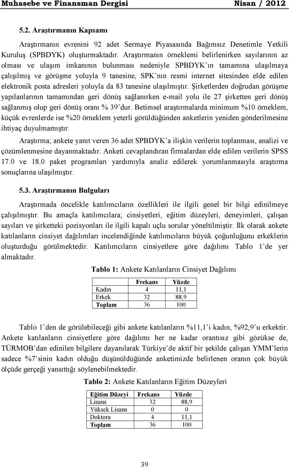 sitesinden elde edilen elektronik posta adresleri yoluyla da 83 tanesine ulaşılmıştır.