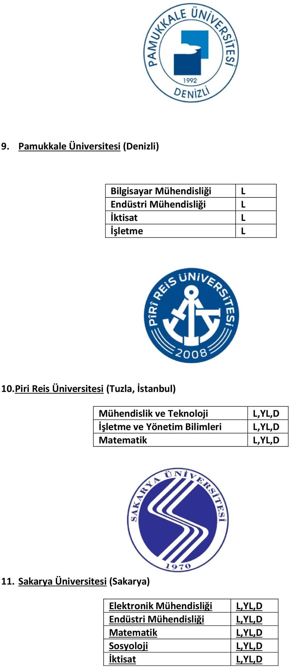 İstanbul) 11.