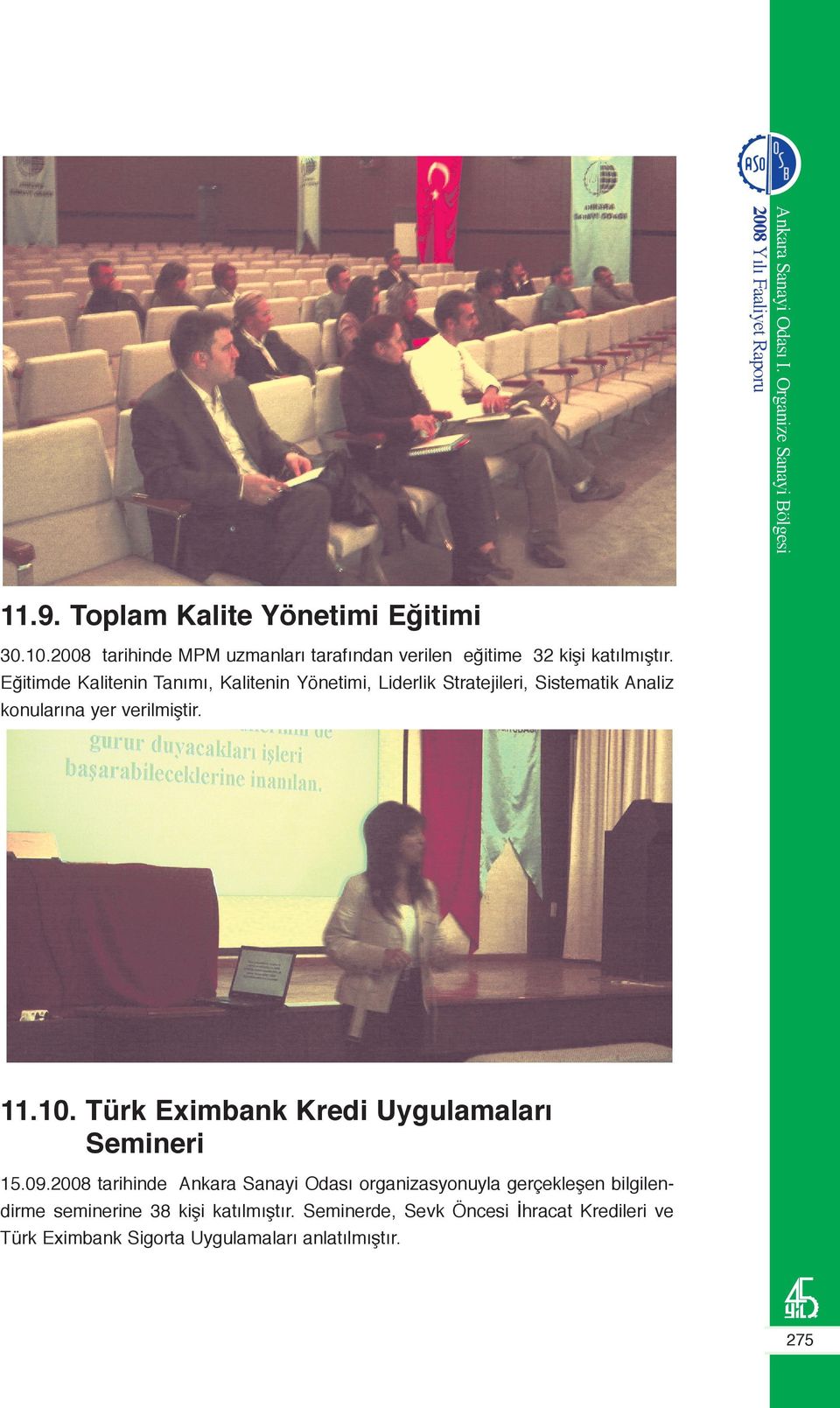 Türk Eximbank Kredi Uygulamaları Semineri 15.09.