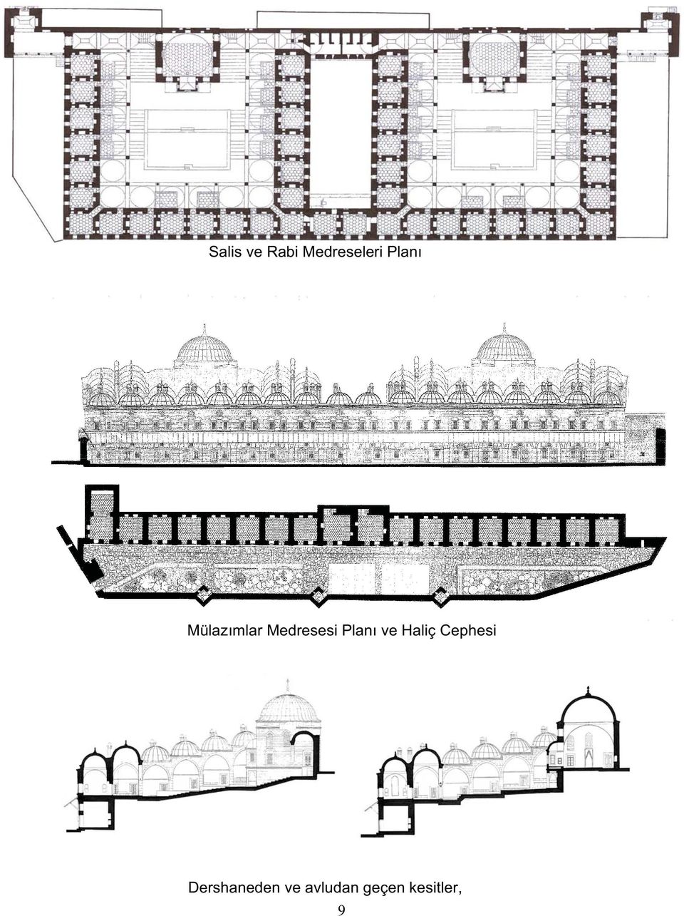 Plan ve Haliç Cephesi