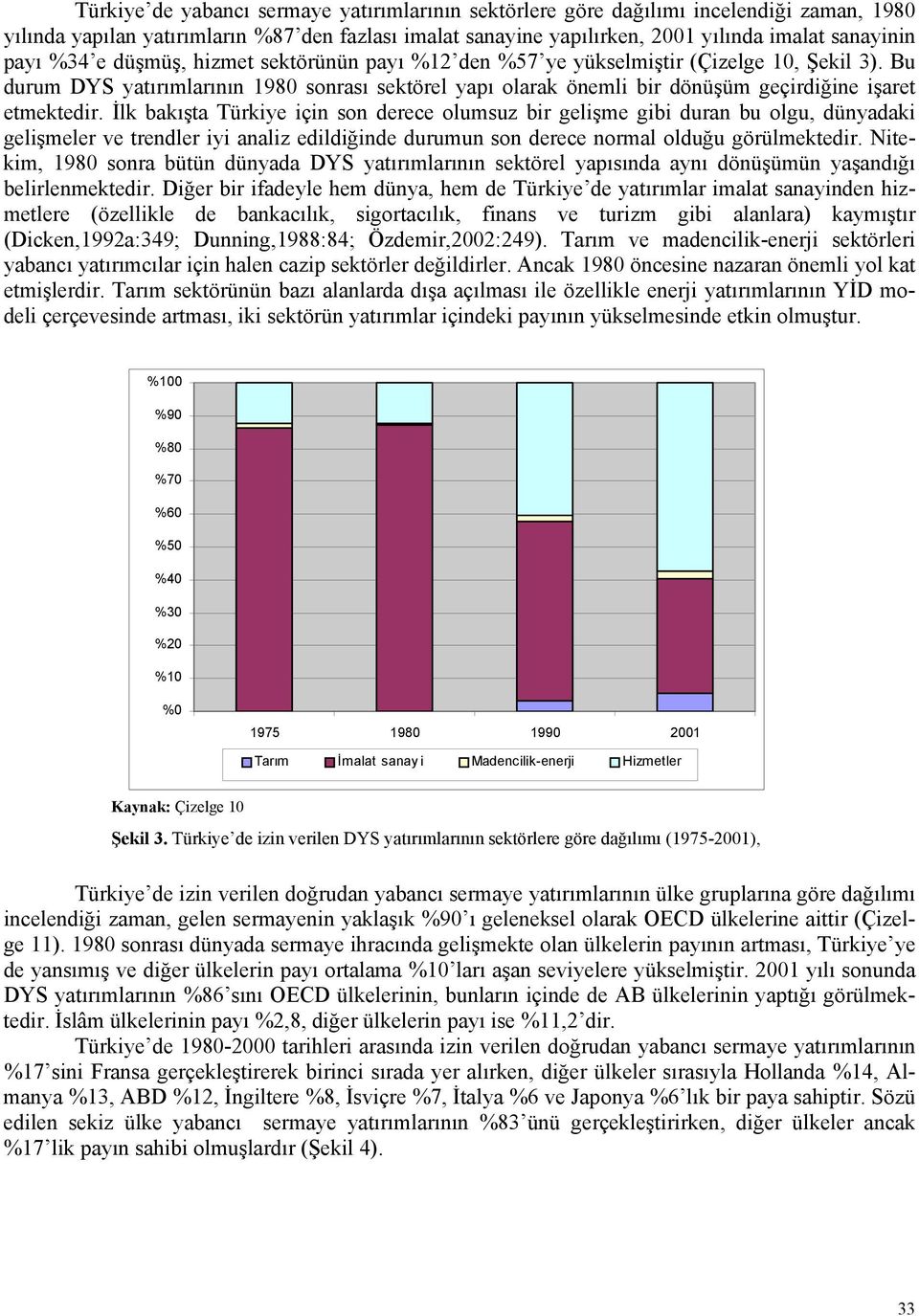 İlk bakışta Türkiye için son derece olumsuz bir gelişme gibi duran bu olgu, dünyadaki gelişmeler ve trendler iyi analiz edildiğinde durumun son derece normal olduğu görülmektedir.