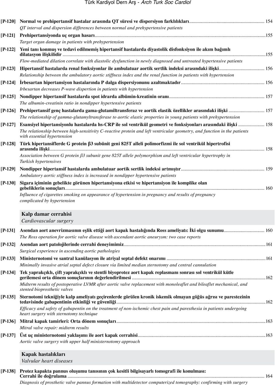 ..155 Target organ damage in patients with prehypertension [P-122] Yeni tanı konmuş ve tedavi edilmemiş hipertansif hastalarda diyastolik disfonksiyon ile akım bağımlı dilatasyon ilişkilidir.