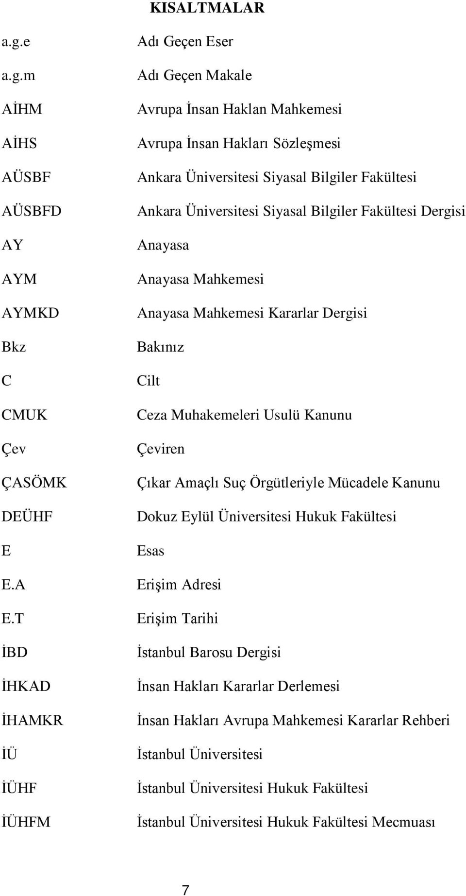 Üniversitesi Siyasal Bilgiler Fakültesi Dergisi Anayasa Anayasa Mahkemesi Anayasa Mahkemesi Kararlar Dergisi Bakınız Cilt Ceza Muhakemeleri Usulü Kanunu Çeviren Çıkar Amaçlı Suç Örgütleriyle