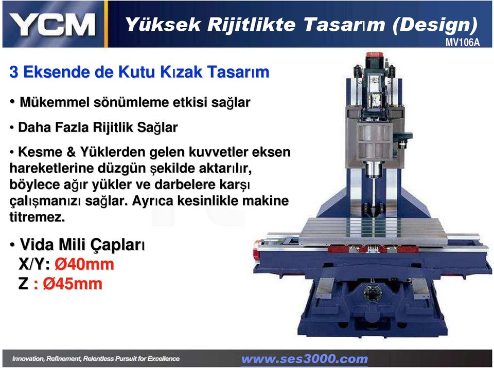 r, böylece ağıa ğır r yükler y ve darbelere karşı çalış ışman manızı sağlar.