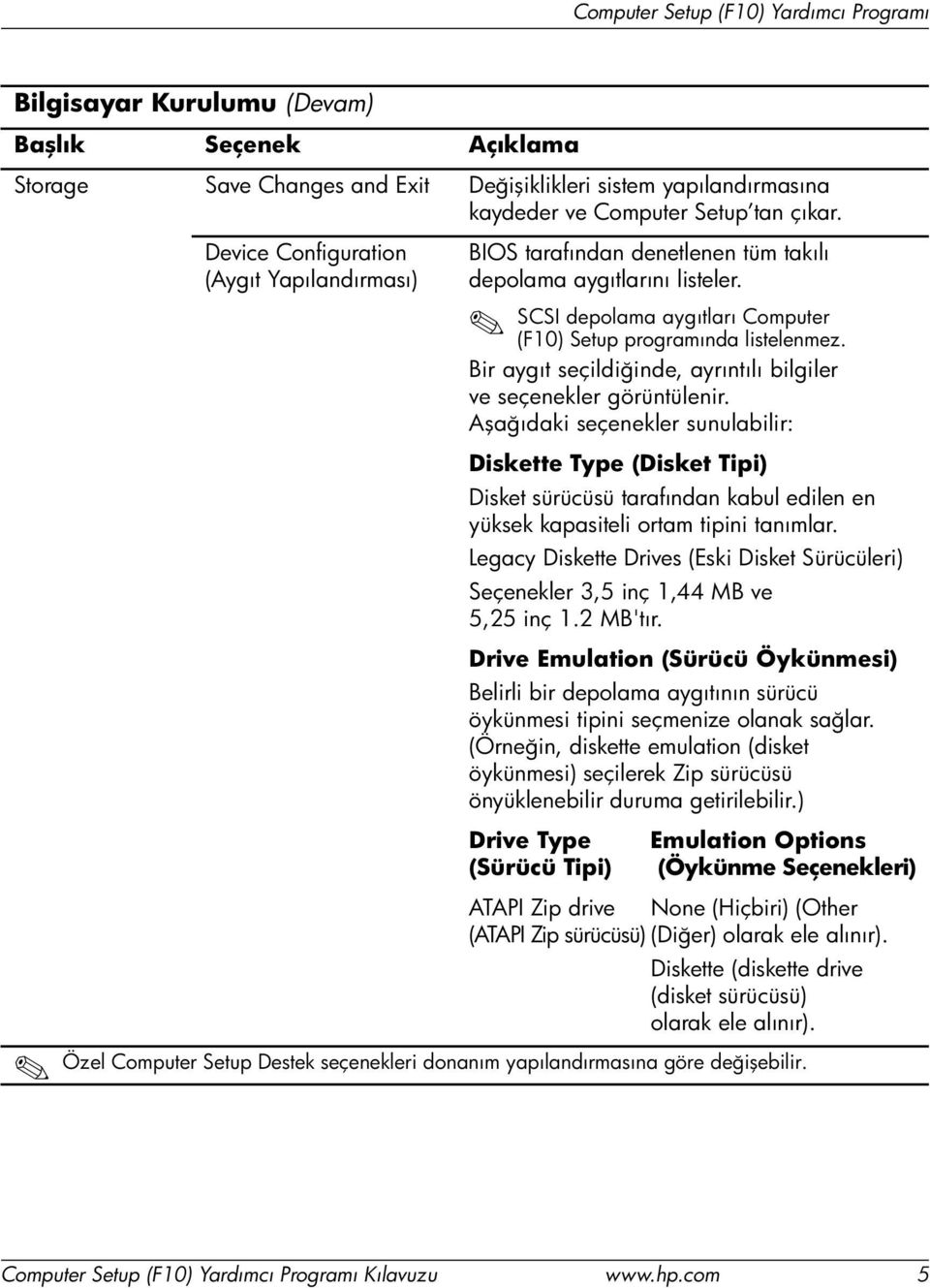 Bir aygıt seçildiğinde, ayrıntılı bilgiler ve seçenekler görüntülenir.