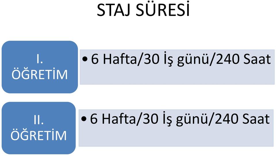 günü/240 Saat II.