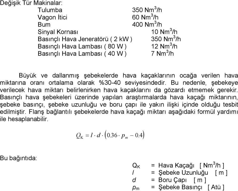 Bu neene, şebekeye eriecek aa miktarı beirenirken aa kaçakarını a özarı etmemek erekir.