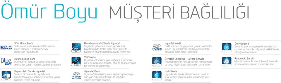 Hyundai Kredi Farklı müşteri ihtiyaçlarına yaratıcı çözümler sunan Hyundai Kredi, sizi hayallerinizdeki araca bir adım daha yaklaştırır.