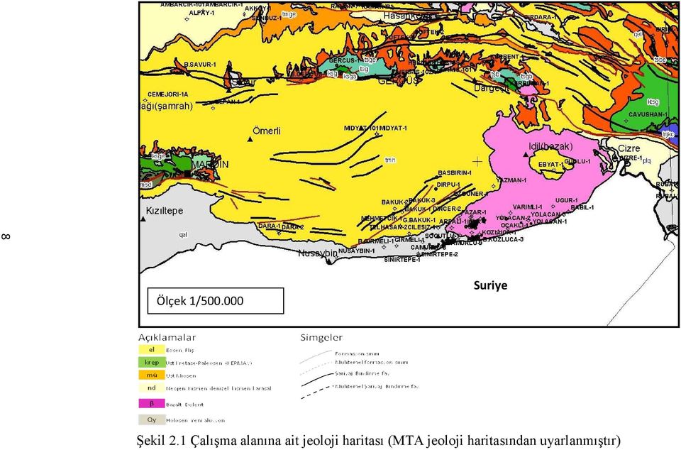 1 Çalışma alanına ait