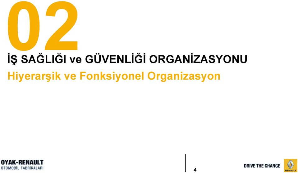 ORGANİZASYONU