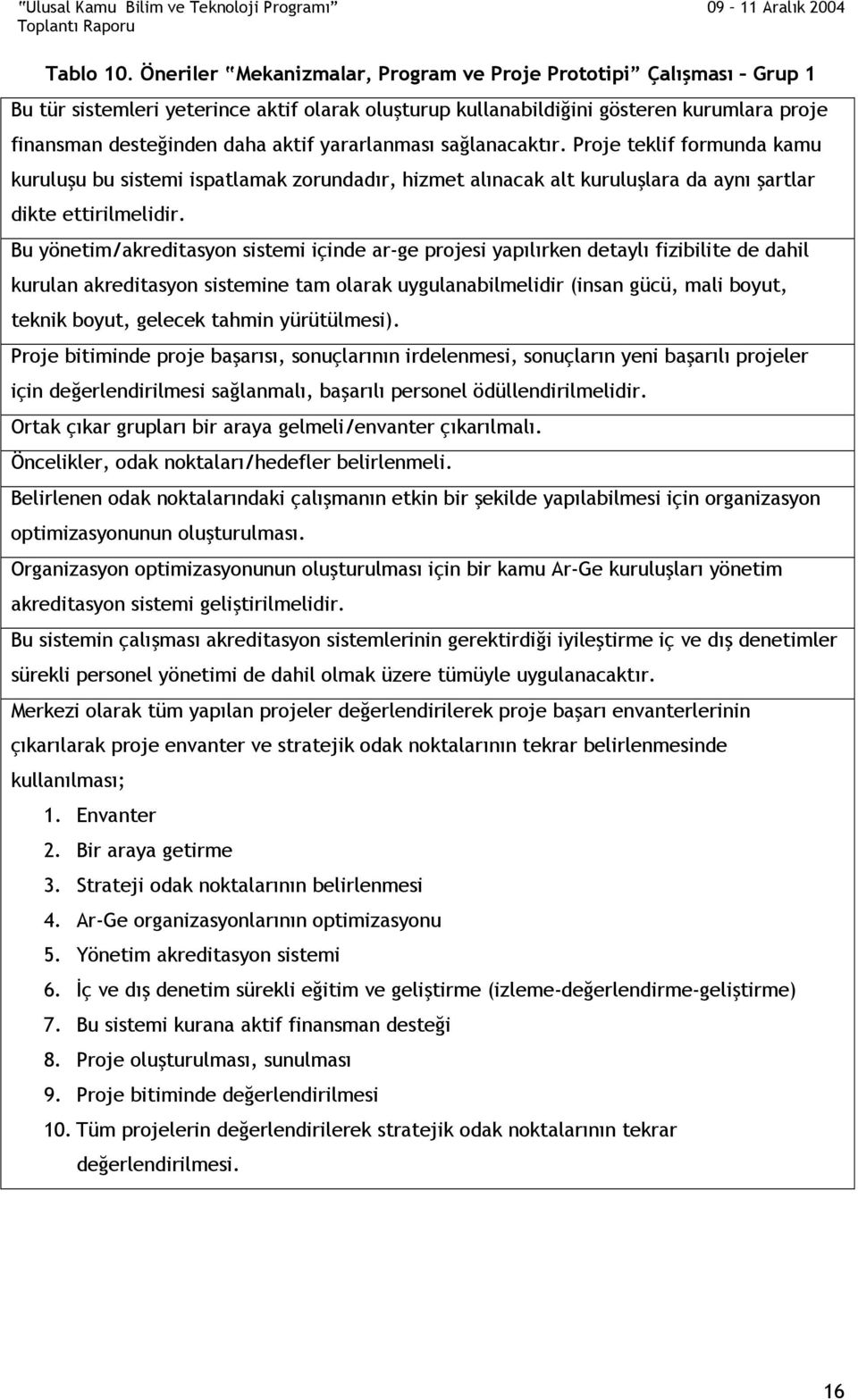 yararlanması sağlanacaktır. Proje teklif formunda kamu kuruluşu bu sistemi ispatlamak zorundadır, hizmet alınacak alt kuruluşlara da aynı şartlar dikte ettirilmelidir.