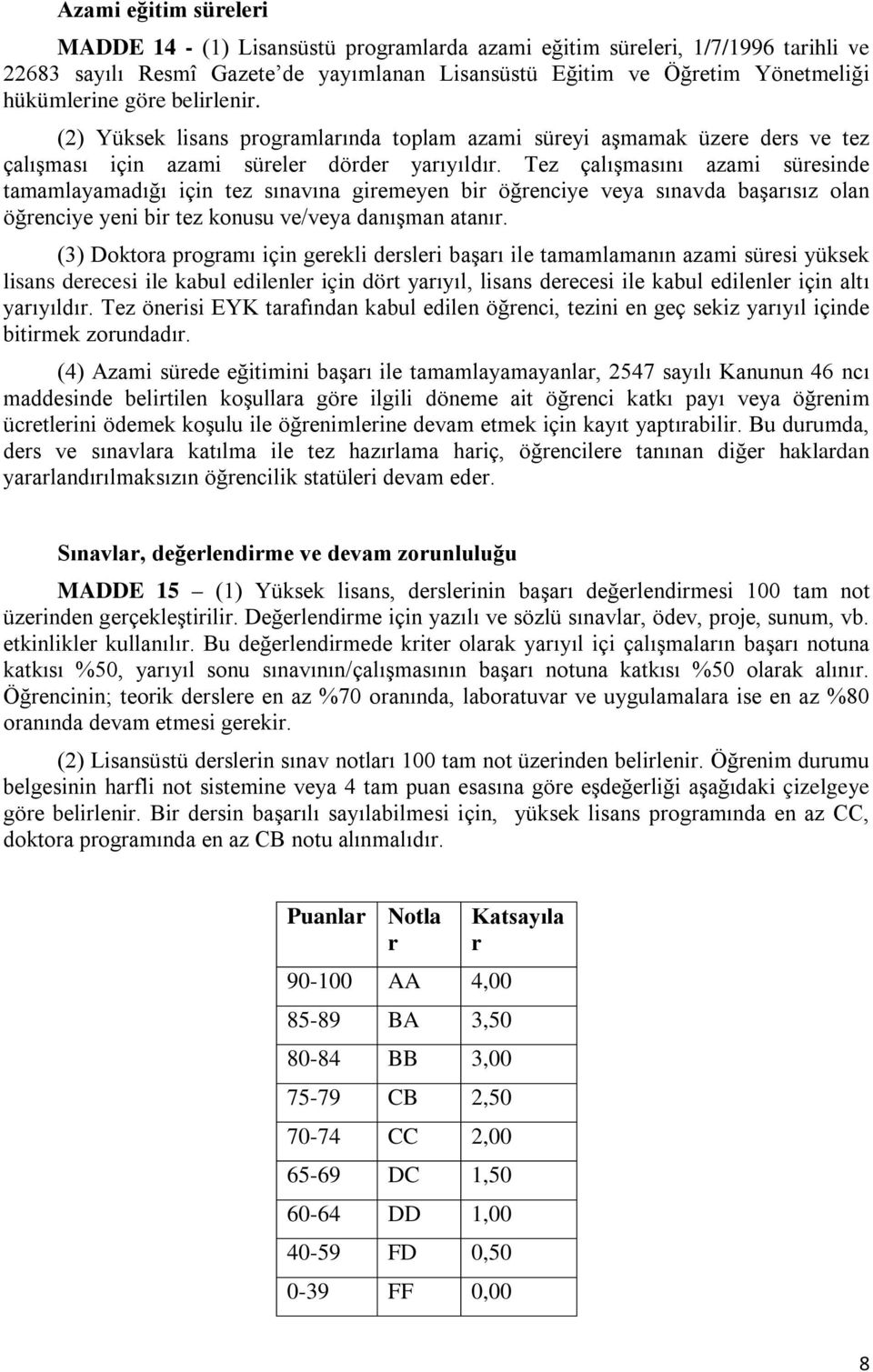 Tez çalışmasını azami süresinde tamamlayamadığı için tez sınavına giremeyen bir öğrenciye veya sınavda başarısız olan öğrenciye yeni bir tez konusu ve/veya danışman atanır.