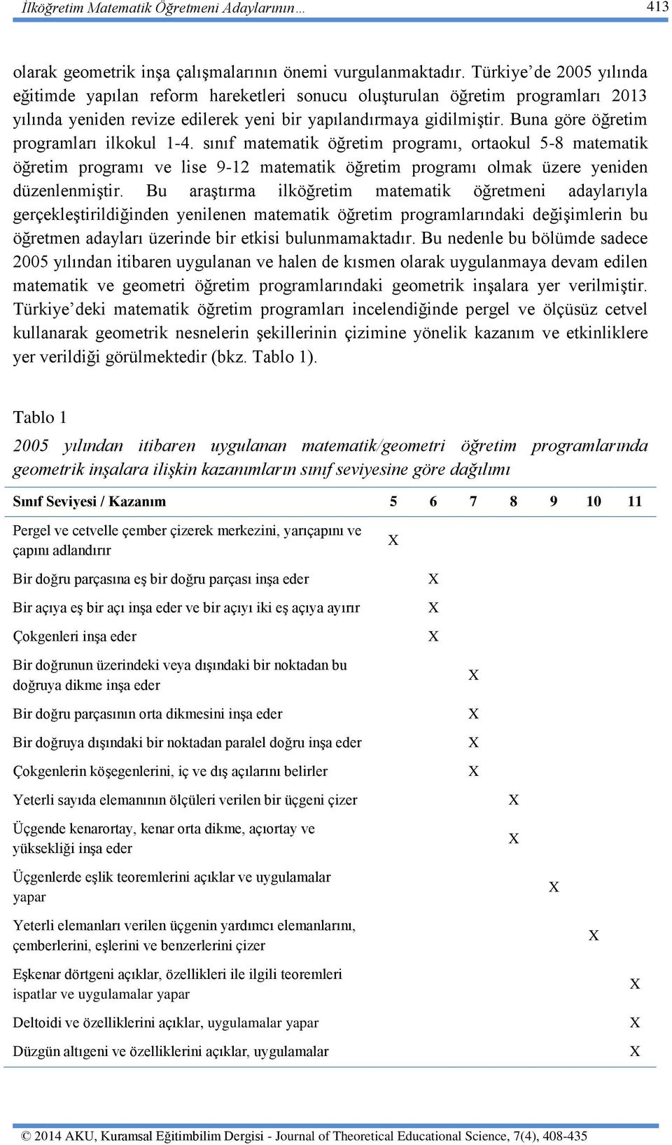 Buna göre öğretim programları ilkokul 1-4. sınıf matematik öğretim programı, ortaokul 5-8 matematik öğretim programı ve lise 9-12 matematik öğretim programı olmak üzere yeniden düzenlenmiştir.