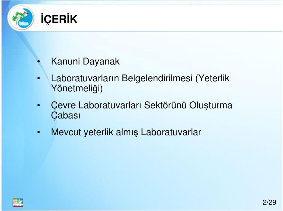 Çevre Laboratuvarları Sektörünü Oluşturma