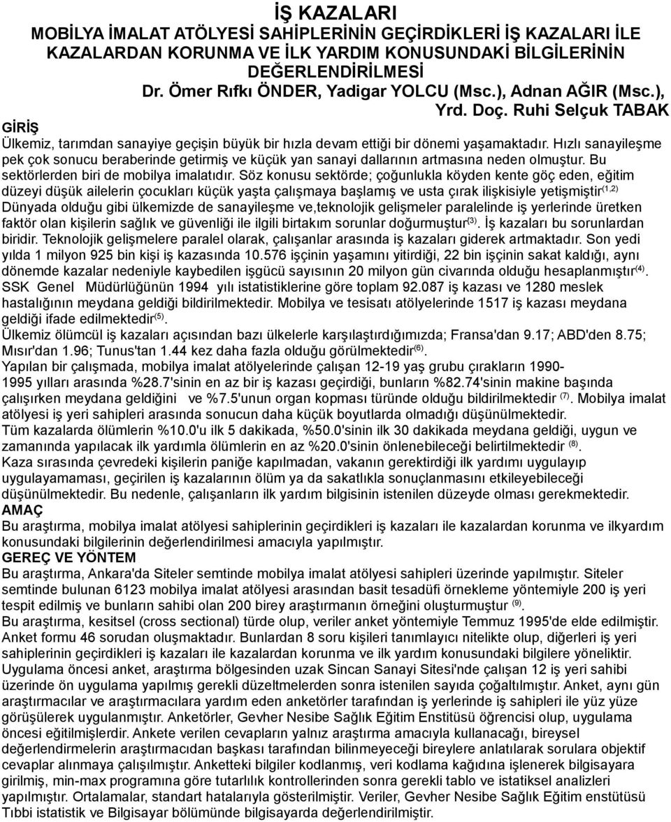 Hızlı sanayileşme pek çok sonucu beraberinde getirmiş ve küçük yan sanayi dallarının artmasına neden olmuştur. Bu sektörlerden biri de mobilya imalatıdır.