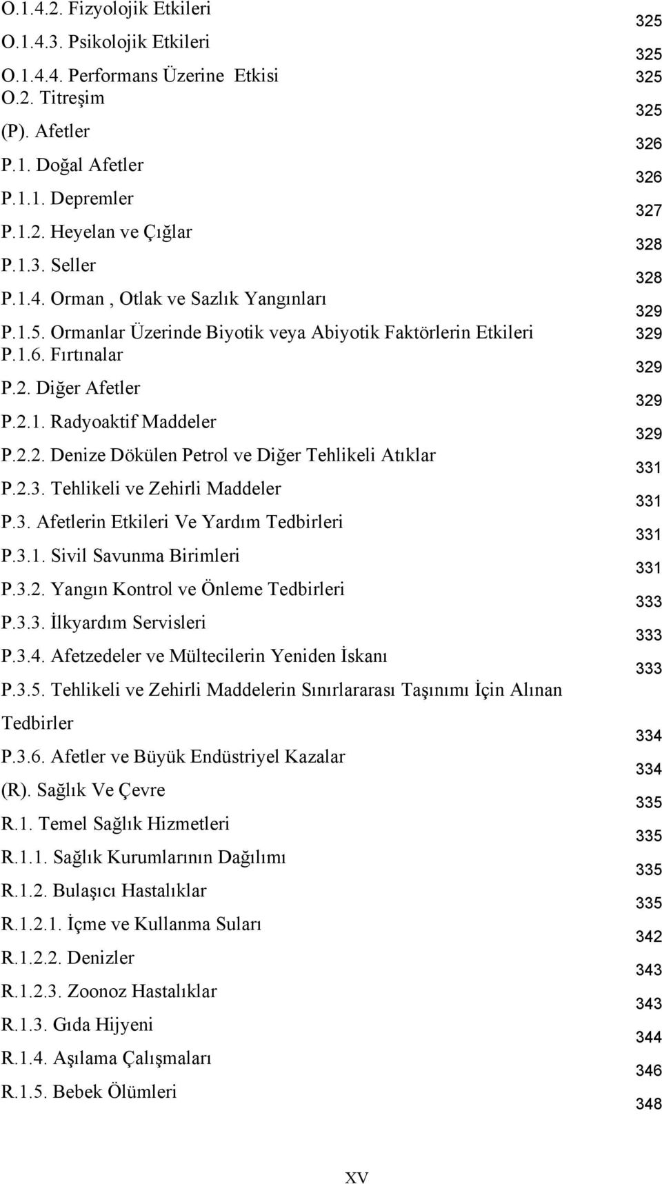 2.2. Denize Dökülen Petrol ve Diğer Tehlikeli Atıklar 331 P.2.3. Tehlikeli ve Zehirli Maddeler 331 P.3. Afetlerin Etkileri Ve Yardım Tedbirleri 331 P.3.1. Sivil Savunma Birimleri 331 P.3.2. Yangın Kontrol ve Önleme Tedbirleri 333 P.