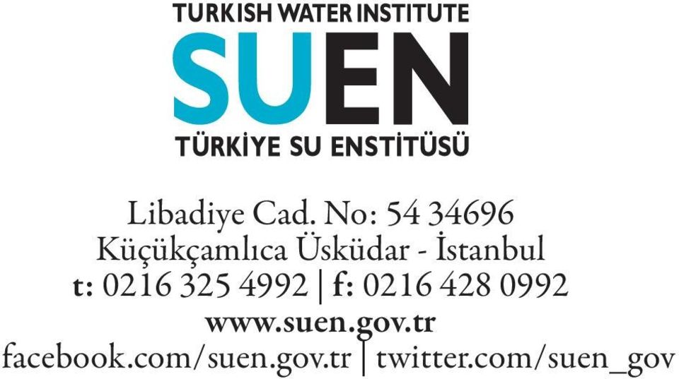 İstanbul t: 0216 325 4992 f: 0216 428