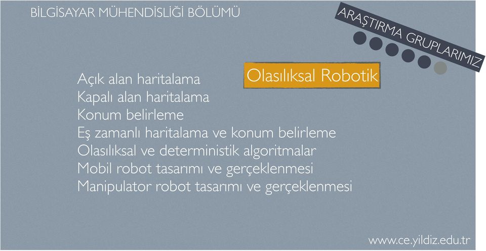 konum belirleme Olasılıksal ve deterministik algoritmalar Mobil