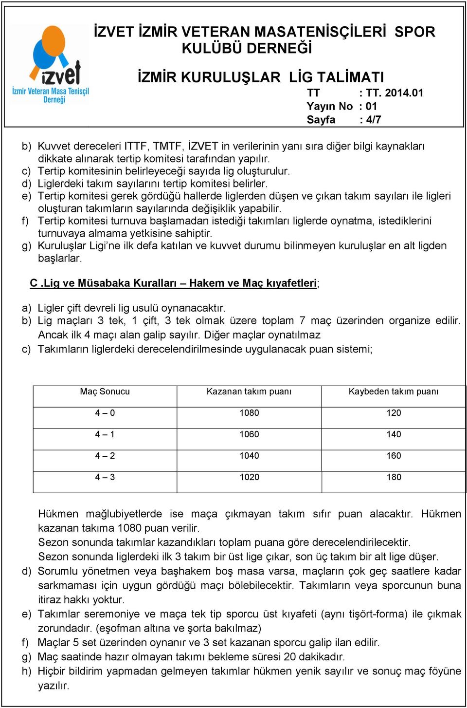 e) Tertip komitesi gerek gördüğü hallerde liglerden düşen ve çıkan takım sayıları ile ligleri oluşturan takımların sayılarında değişiklik yapabilir.